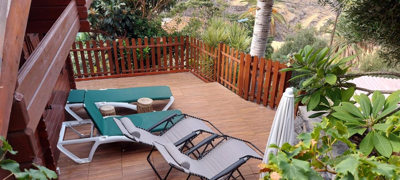 Cabana Los Palmeros, Vista Al Mar Y La Montana Alojera エクステリア 写真