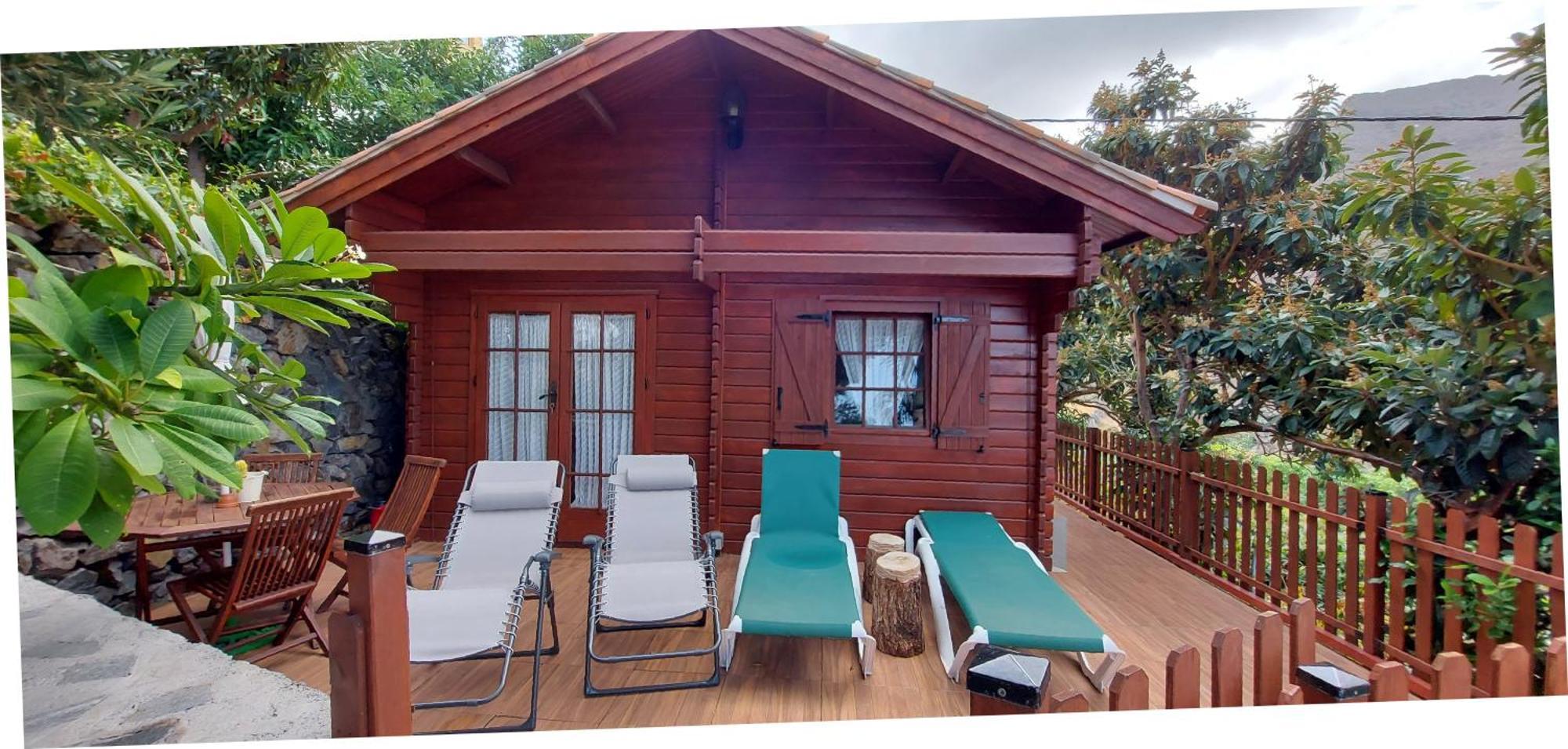 Cabana Los Palmeros, Vista Al Mar Y La Montana Alojera エクステリア 写真