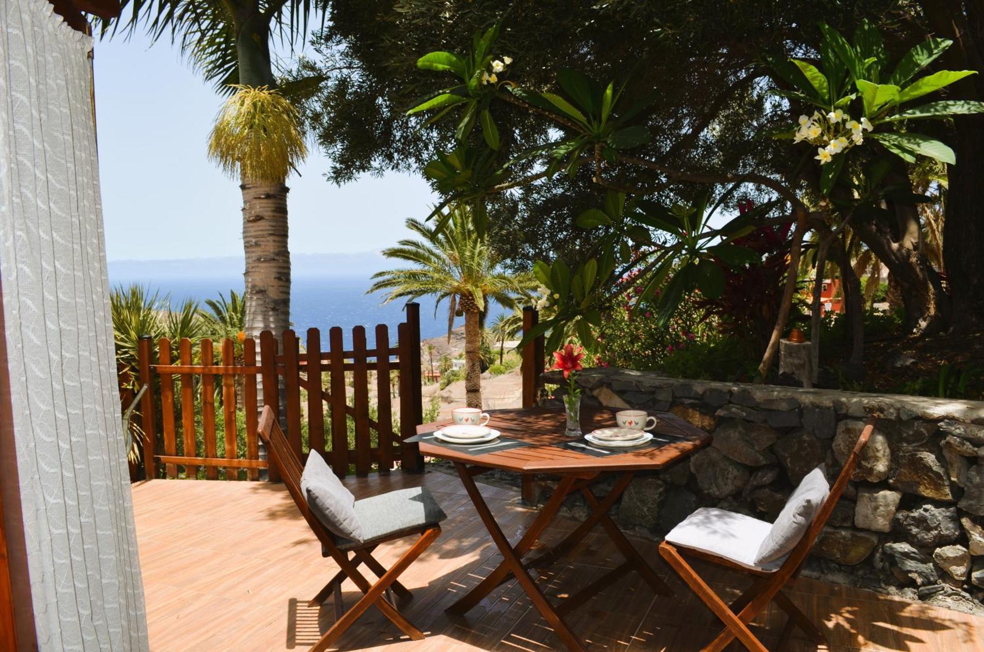 Cabana Los Palmeros, Vista Al Mar Y La Montana Alojera エクステリア 写真